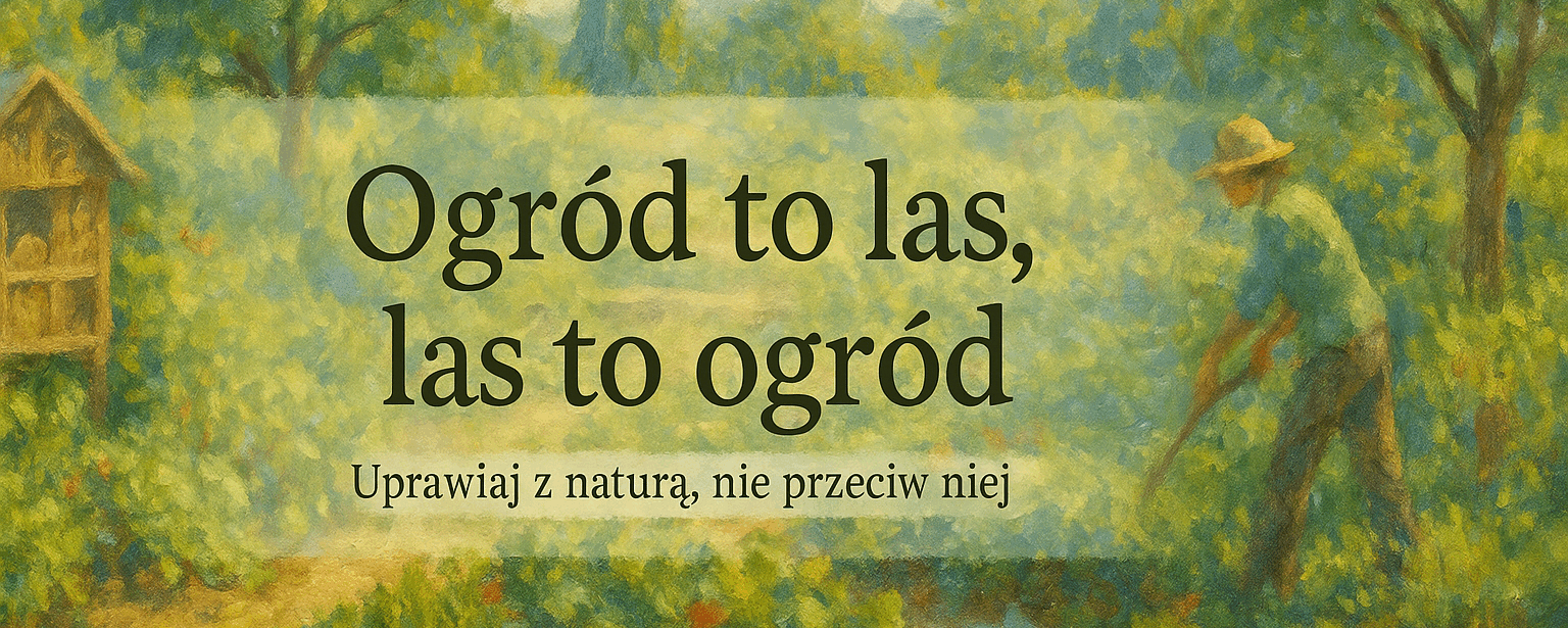 Ogród to las